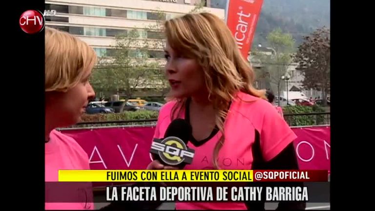 Evento social: mira la faceta deportiva de Cathy Barriga