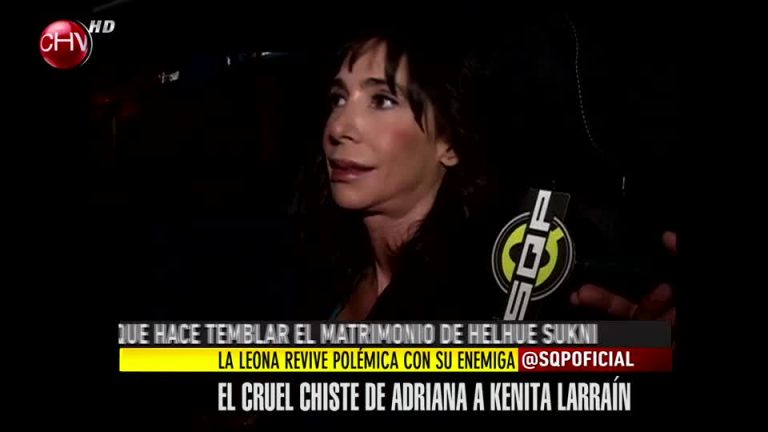 Cruel chiste de Adriana Barrientos a Kenita Larraín impacta a personajes de TV