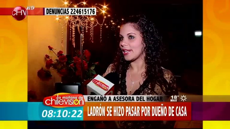 Ladrón se hizo pasar por dueño de casa y engañó a nana para robarle 25 millones