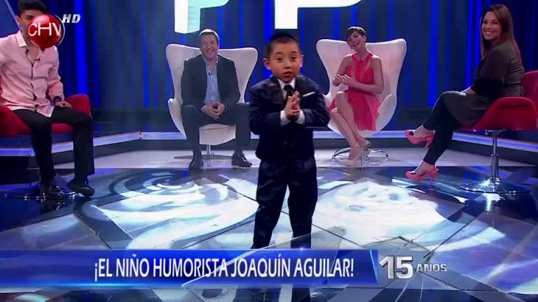 Mira la última rutina del mini humorista, Joaquín Aguilar