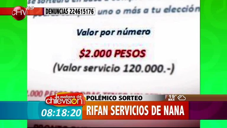 Polémica por sorteo donde rifan servicios domésticos