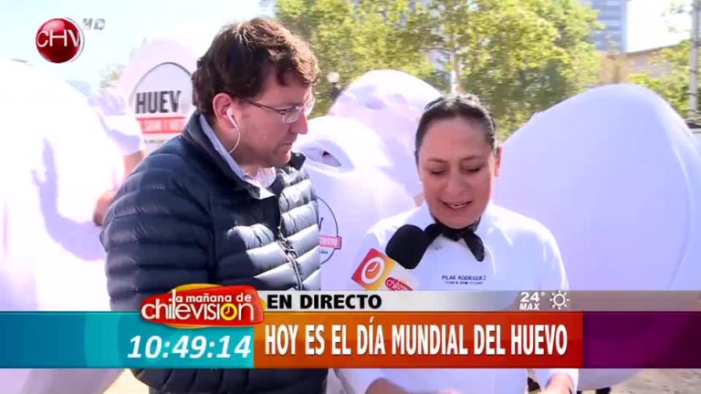 Chilenos celebran el día mundial del huevo