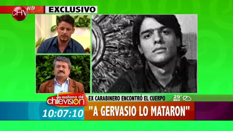Ex carabinero que encontró cuerpo: “A Gervasio lo mataron”