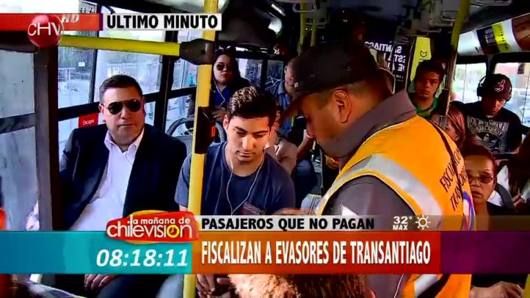 Conoce cómo son las fiscalizaciones a evasores del Transantiago (Parte 1)