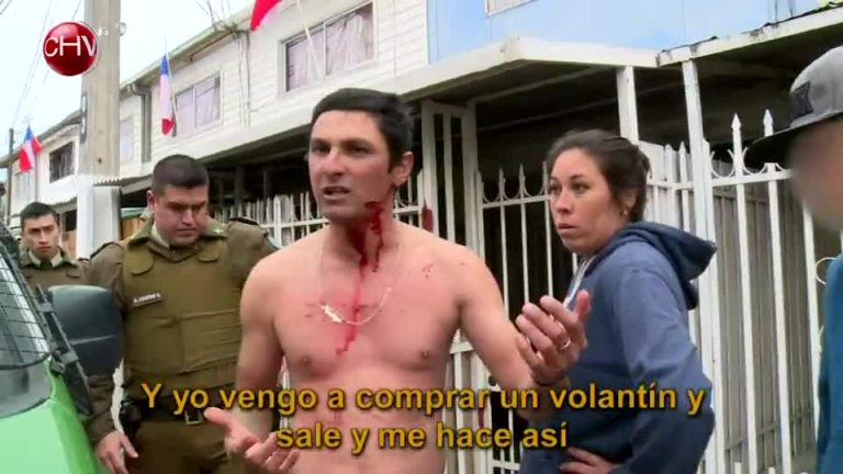 Pelea de vecinos terminó con uno de ellos con gran herida en la cara