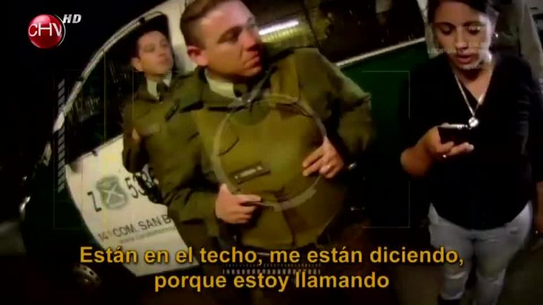 Carabineros se dirige a detener a dos sujetos que estarían robando en San Bernardo