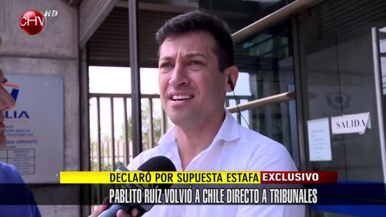Entérate por qué Pablo Ruiz vino a Chile directo a los tribunales de justicia (1/2)