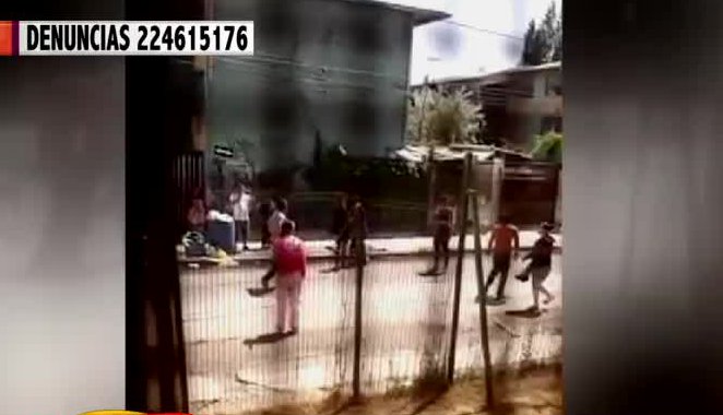 Mira violentas imágenes de vecinos fuera de control