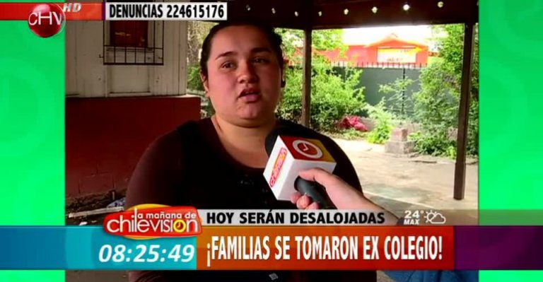 Familias que se tomaron colegio para vivir serán desalojadas