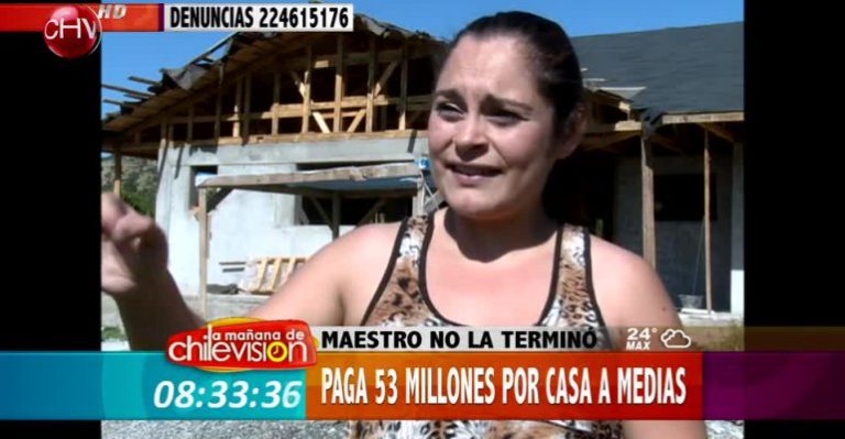Familia pagó 53 millones a constructor que les dejó una casa a medias