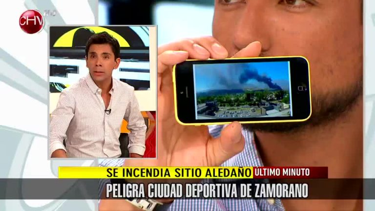 Se incendia sector aledaño a Ciudad Deportiva de Iván Zamorano (Parte 1)