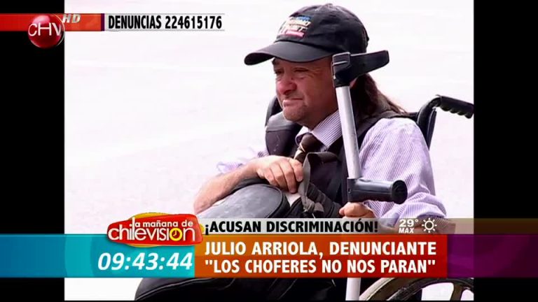 Minusválidos son discriminados en buses de la locomoción colectiva (1/2)