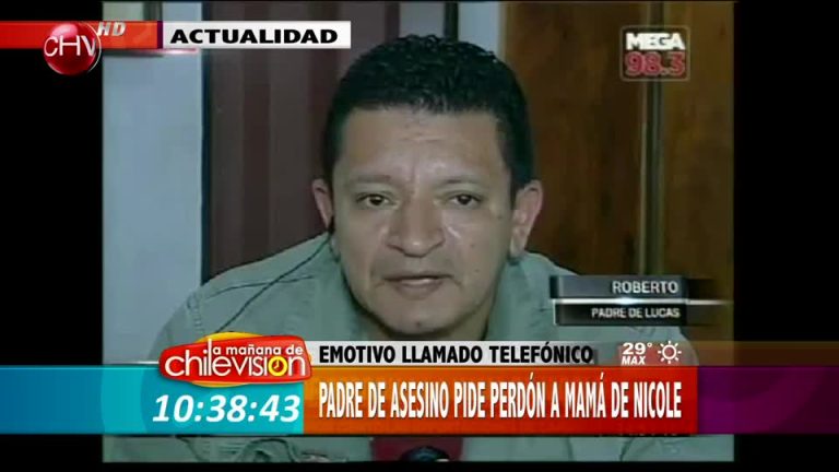 Padre del asesino de Nicole le pide perdón a la mamá y la familia (Parte 1)