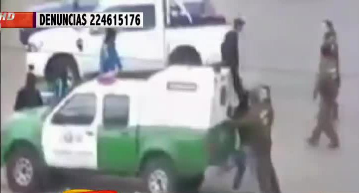 Sujeto intimidó a Carabineros con un hacha para evitar detención