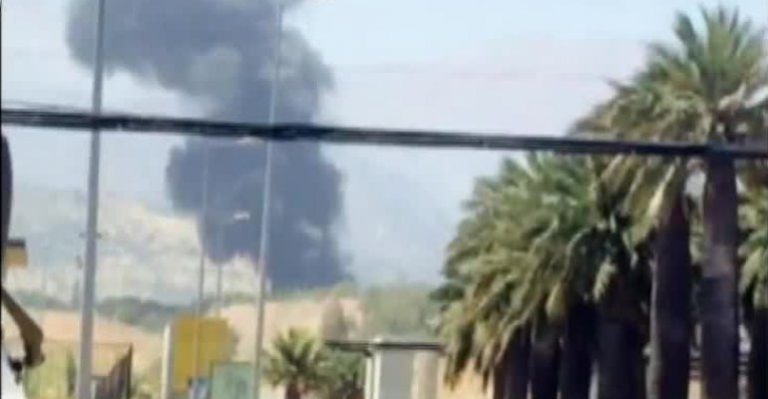 Se incendia sector aledaño a Ciudad Deportiva de Iván Zamorano