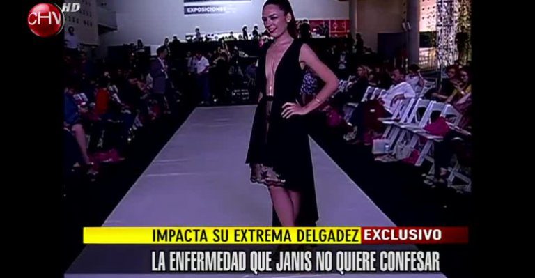 Extrema delgadez: Janis impacta en la semana de la moda y confiesa una enfermedad que la complicó