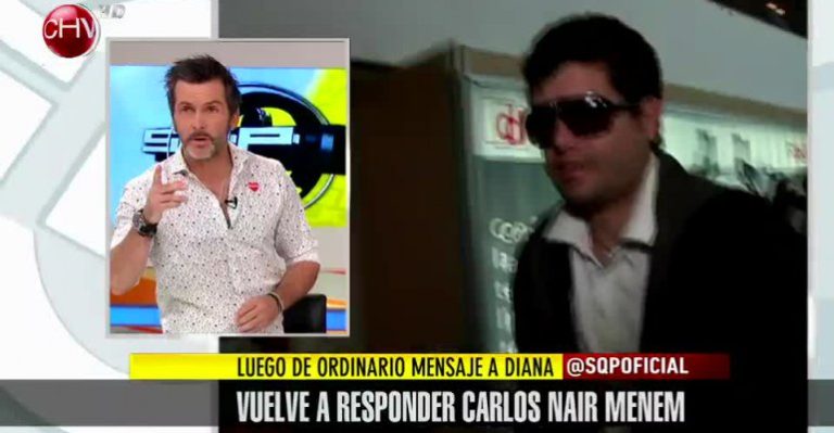Vulgar piropo a Diana: Carlos Nair Menem respondió a Cristián Sánchez