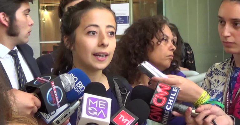 Presidenta FEUC y reforma educacional: 