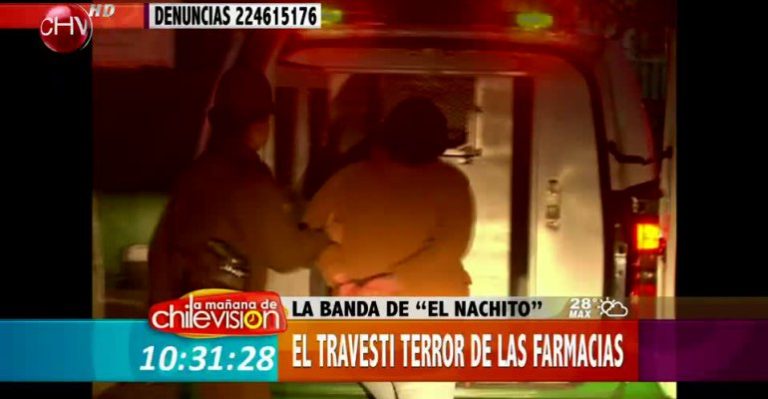 Travesti apodado 'El Nachito' es el terror de las farmacias de Valparaíso
