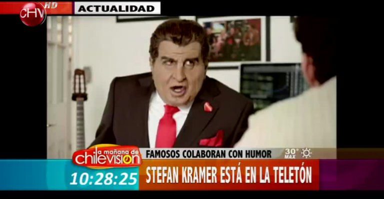 Stefan Kramer imitó a Don Francisco y quedó en la historia de lo mejor de la Teletón
