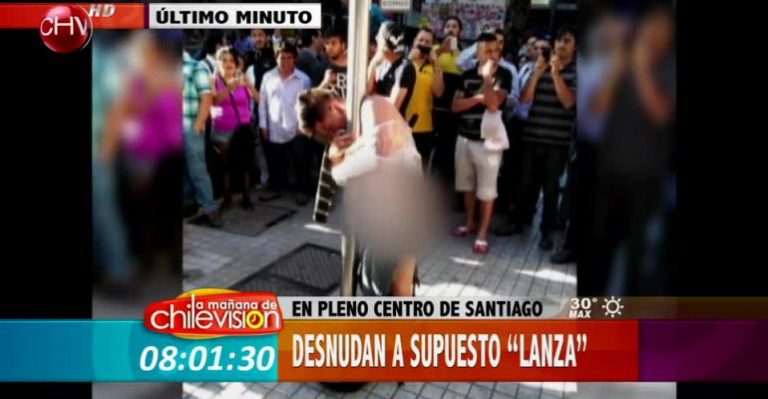 Desnudan y embalan a supuesto 