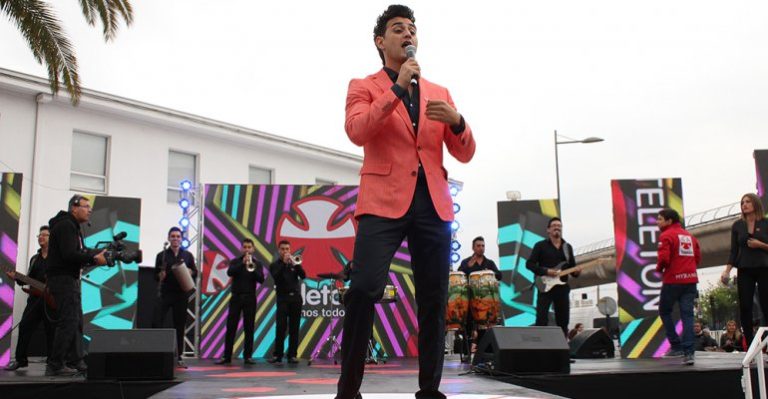 Jordan hizo bailar a Puente Alto en la Teletón 2014