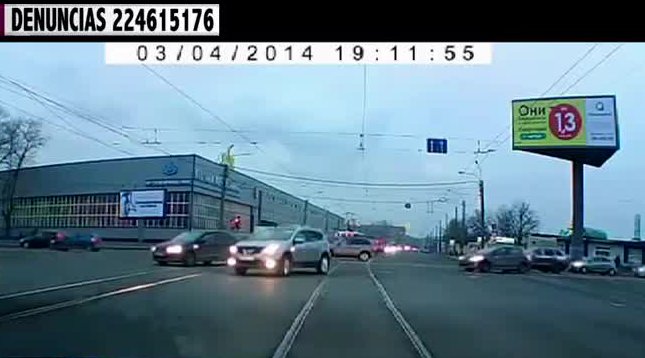 Momento exacto de accidentes provocados por alguna imprudencia