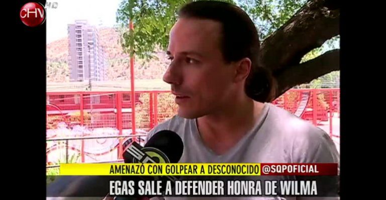 Gonzalo Egas amenazó con golpes a desconocido para defender a Wilma González