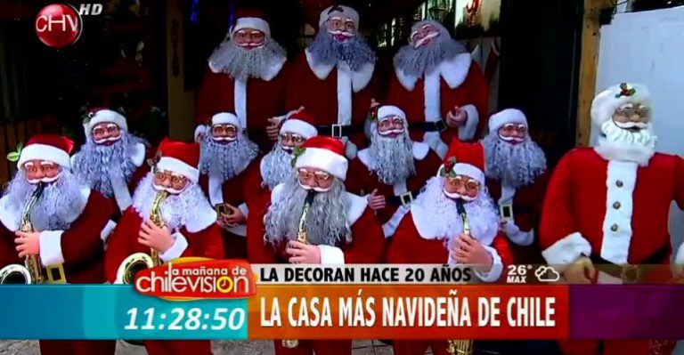 Hace más de 20 años: La casa más navideña de Chile