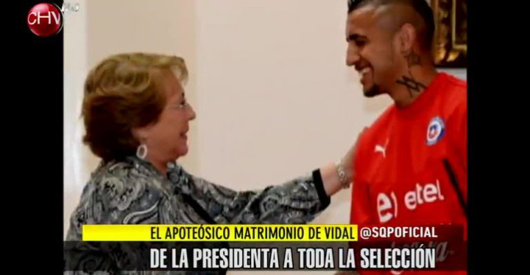 Arturo Vidal anunció que se casará en Chile e invitará a Michelle Bachelet