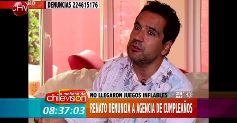 Renato Munster denuncia a agencia de inflables para cumpleaños