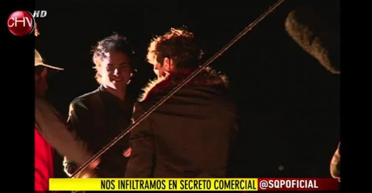 Mira las imágenes inéditas del comercial que graban Shuster y Valenzuela
