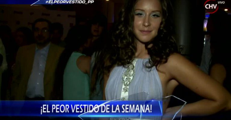 Denise Rosenthal fue electa como la peor vestida de la semana