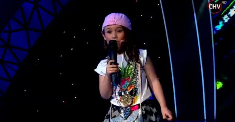 Matilda cautivó con su improvisada interpretación de un hip hop