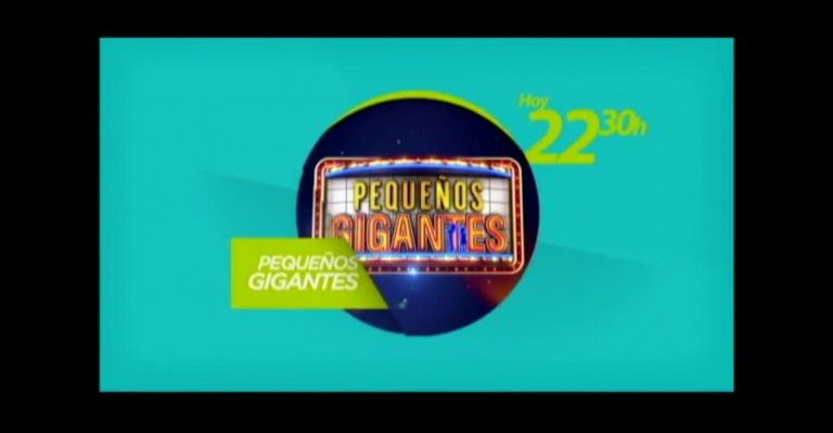 Hoy a las 22:30 horas un nuevo capítulo de Pequeños Gigantes