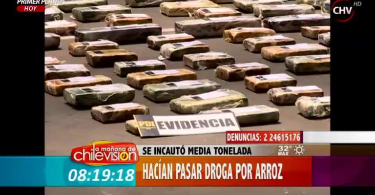 Detienen a narcos ingresaron 587 kilos de marihuana prensada simulando arroz a granel