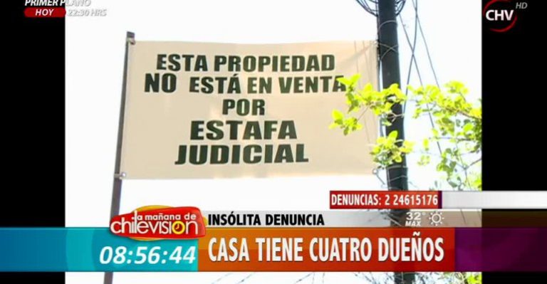 Insólita denuncia: Hombre asegura que la propiedad quie compró tiene cuatro dueños
