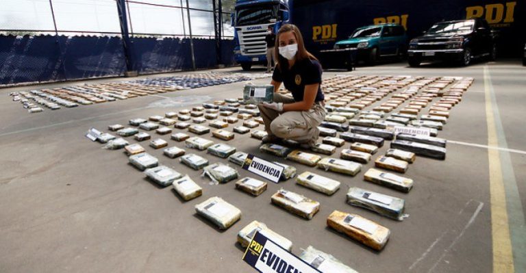 Narcos cocinaban droga a orillas del lago Rapel