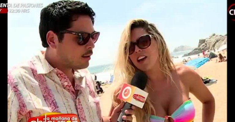 Daniela Aránguiz nos muestra su trabajada figura en Reñaca