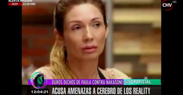 Ex MasterChef Paula Avilés calificó de “mente enferma” a Sergio Nakasone