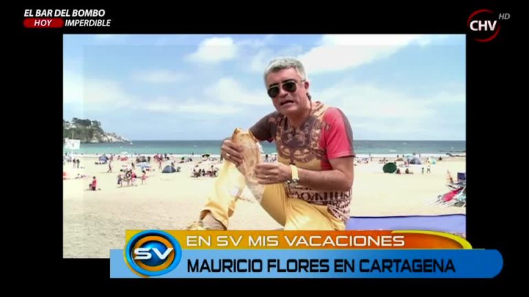 Mauricio Flores recorre Cartagena y recuerda sus vacaciones de niño