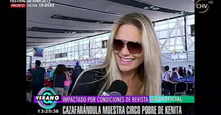 Cazafarándula reveló imágenes del circo “venido a menos” de Kenita Larraín