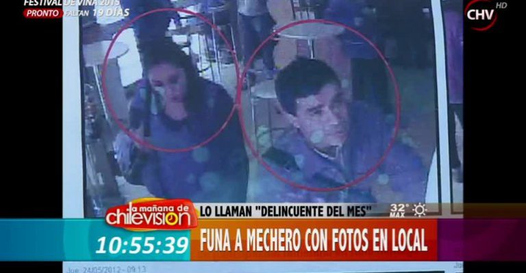 Famosos restaurantes publican fotos de El Delincuente del Mes