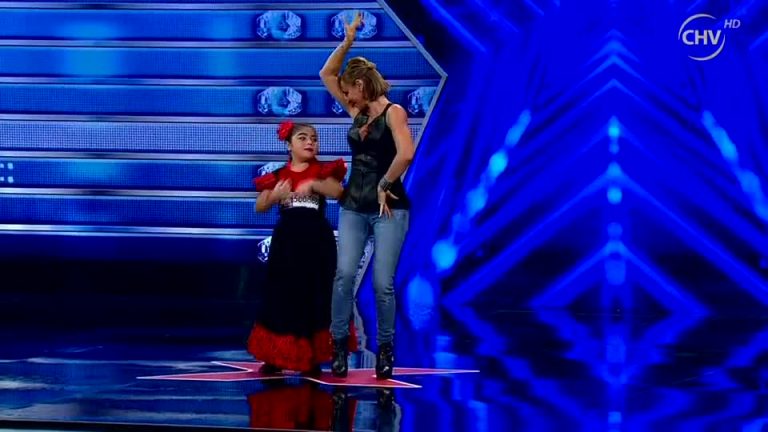 Eva Gómez sorprendió bailando flamenco en Talento Chileno