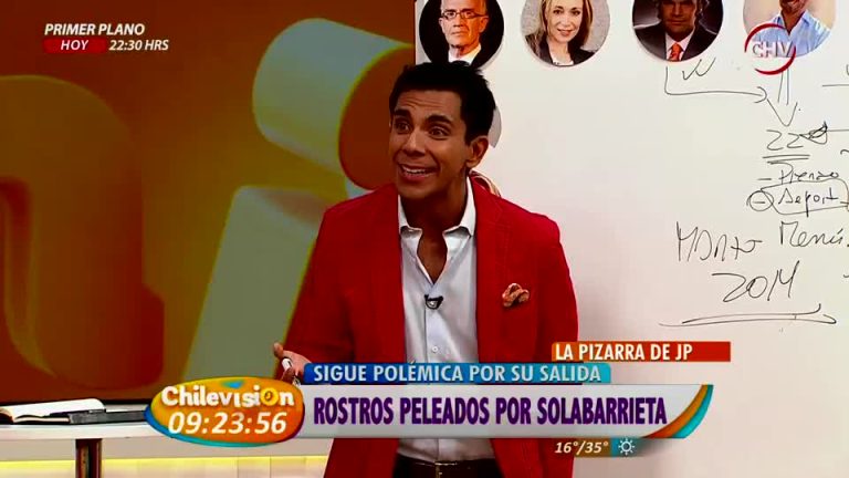 JP Queraltó analizó con la pizarra la salida de Fernando Solabarrieta de TVN (1/2)