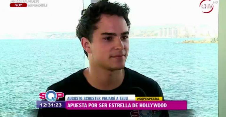 Augusto Schuster apuesta por ser una estrella de Hollywood