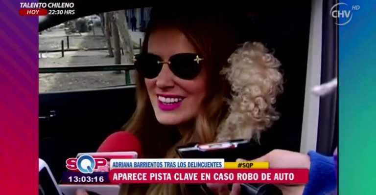 Apareció pista clave en caso del robo del vehículo de Adriana Barrientos