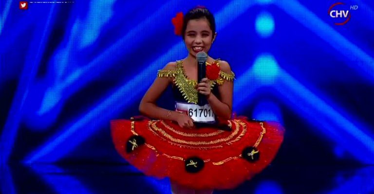 Pequeña Josefa bailó ballet y deslumbró en Talento Chileno