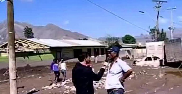 Imágenes de las condiciones en que se encuentra Paipote