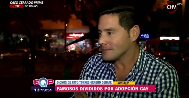 Pancho Saavedra en picada por dichos de famosos sobre adopción gay